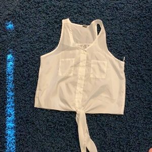 White blouse tank top